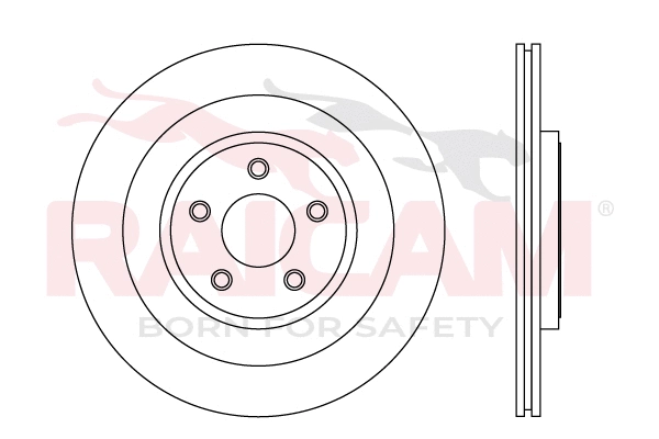 RD01510 RAICAM Тормозной диск (фото 1)