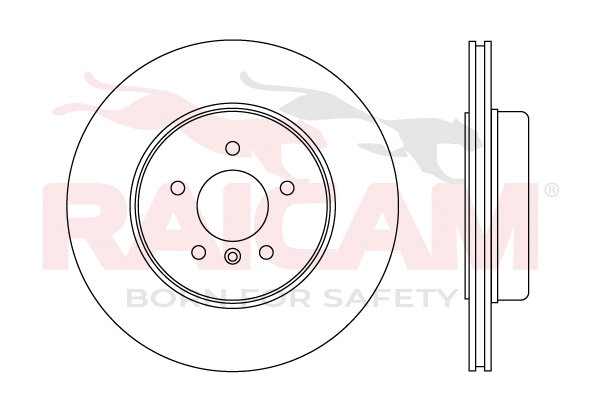 RD01522 RAICAM Тормозной диск (фото 1)