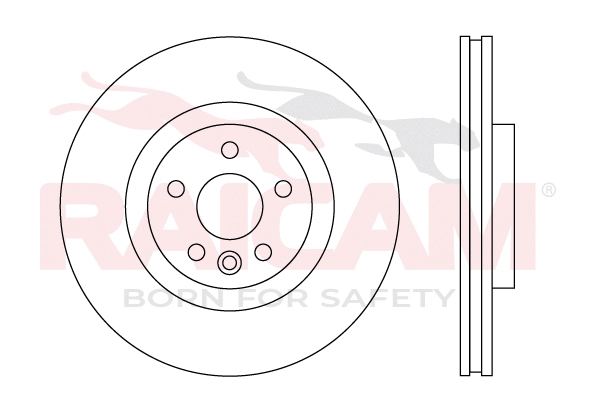 RD01527 RAICAM Тормозной диск (фото 1)