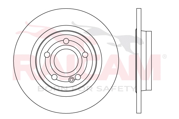 RD01610 RAICAM Тормозной диск (фото 1)