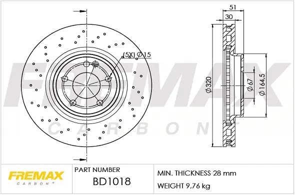 BD-1018 FREMAX Тормозной диск (фото 2)