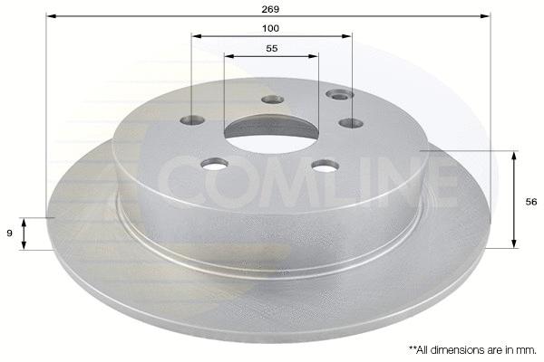 ADC01103 COMLINE Тормозной диск (фото 1)