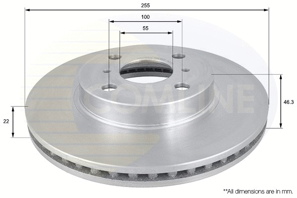 ADC01126V COMLINE Тормозной диск (фото 1)