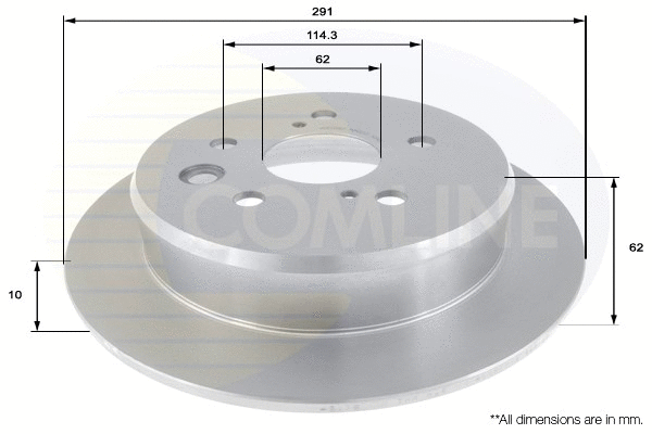 ADC01157 COMLINE Тормозной диск (фото 1)