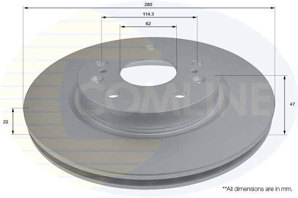 ADC0939V COMLINE Тормозной диск (фото 1)