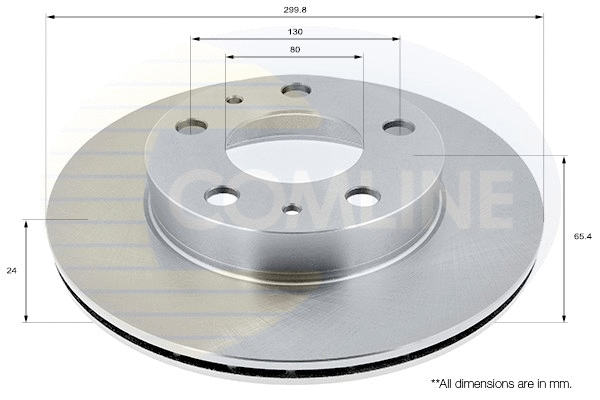 ADC1536V COMLINE Тормозной диск (фото 1)