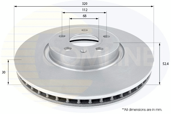 ADC2614V COMLINE Тормозной диск (фото 1)