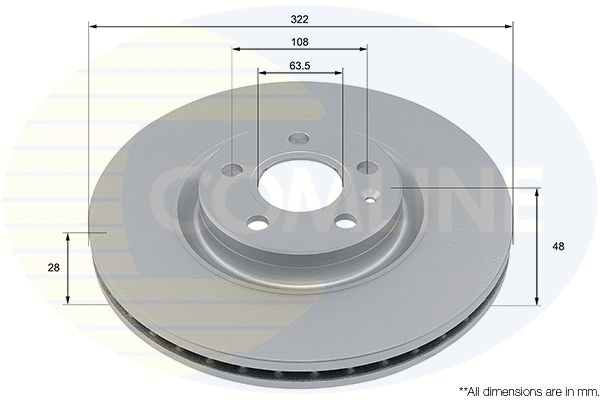 ADC2915V COMLINE Тормозной диск (фото 1)