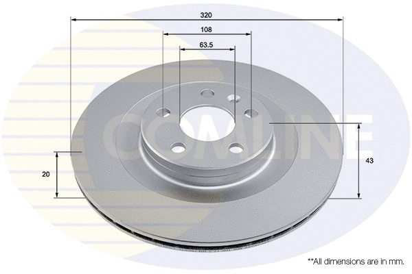 ADC2924V COMLINE Тормозной диск (фото 1)