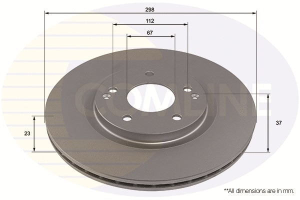 ADC2954V COMLINE Тормозной диск (фото 1)