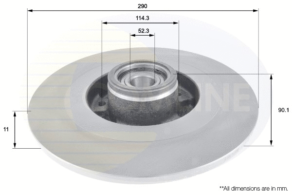 ADC3014 COMLINE Тормозной диск (фото 1)