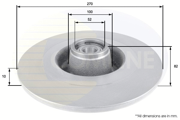 ADC3021 COMLINE Тормозной диск (фото 1)