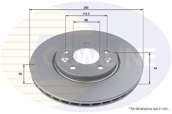 ADC5007V COMLINE Тормозной диск (фото 1)