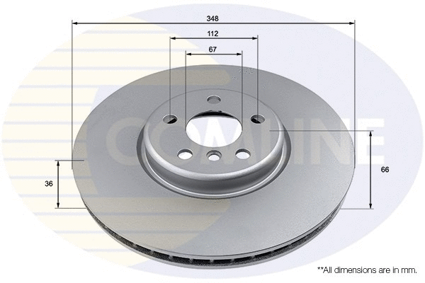 ADC5029VL COMLINE Тормозной диск (фото 1)
