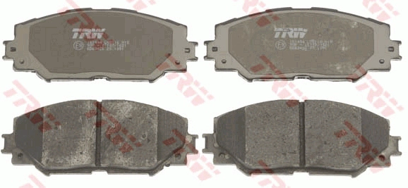 GDB3425AT TRW Комплект тормозных колодок, дисковый тормоз (фото 2)