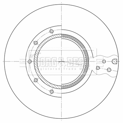 BBD32619 BORG & BECK Тормозной диск (фото 1)
