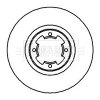 BBD4014 BORG & BECK Тормозной диск (фото 1)