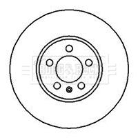 BBD4069 BORG & BECK Тормозной диск (фото 1)