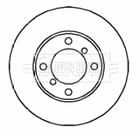 BBD4095 BORG & BECK Тормозной диск (фото 1)