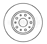 BBD4181 BORG & BECK Тормозной диск (фото 1)
