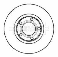 BBD4263 BORG & BECK Тормозной диск (фото 1)