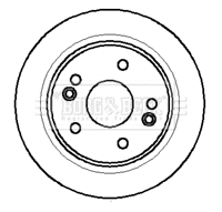 BBD4270 BORG & BECK Тормозной диск (фото 1)