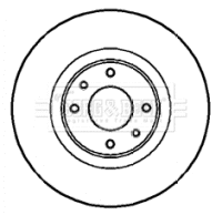 BBD4306 BORG & BECK Тормозной диск (фото 1)