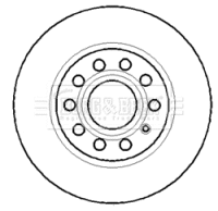 BBD4315 BORG & BECK Тормозной диск (фото 1)