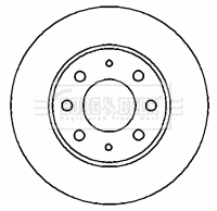 BBD4356 BORG & BECK Тормозной диск (фото 1)