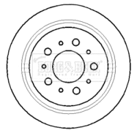 BBD4372 BORG & BECK Тормозной диск (фото 1)
