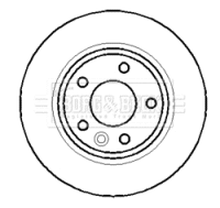 BBD4388 BORG & BECK Тормозной диск (фото 1)