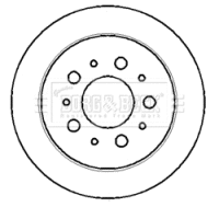 BBD4404 BORG & BECK Тормозной диск (фото 1)