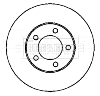 BBD4418 BORG & BECK Тормозной диск (фото 1)