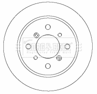 BBD4419 BORG & BECK Тормозной диск (фото 1)