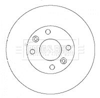 BBD4429 BORG & BECK Тормозной диск (фото 1)