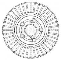 BBD4458 BORG & BECK Тормозной диск (фото 1)