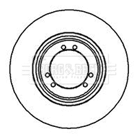 BBD4498 BORG & BECK Тормозной диск (фото 1)