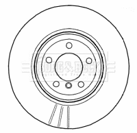 BBD4574 BORG & BECK Тормозной диск (фото 1)