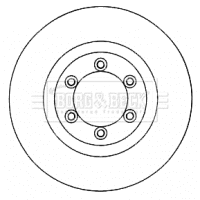BBD4583 BORG & BECK Тормозной диск (фото 1)