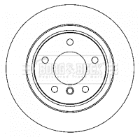 BBD4619 BORG & BECK Тормозной диск (фото 1)