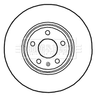 BBD4689 BORG & BECK Тормозной диск (фото 1)