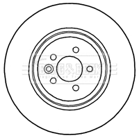 BBD4696 BORG & BECK Тормозной диск (фото 1)