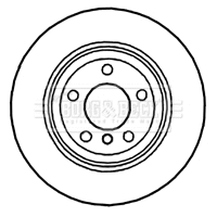 BBD4726 BORG & BECK Тормозной диск (фото 1)