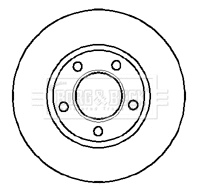 BBD4760 BORG & BECK Тормозной диск (фото 1)