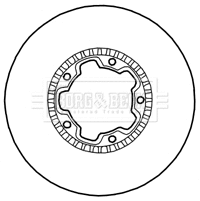 BBD4779 BORG & BECK Тормозной диск (фото 1)