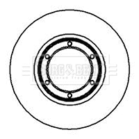 BBD4840 BORG & BECK Тормозной диск (фото 1)
