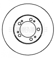 BBD4911 BORG & BECK Тормозной диск (фото 1)