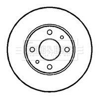 BBD4915 BORG & BECK Тормозной диск (фото 1)
