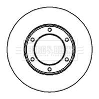BBD4916 BORG & BECK Тормозной диск (фото 1)
