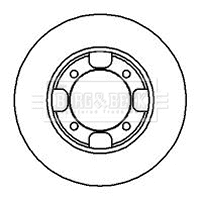 BBD4920 BORG & BECK Тормозной диск (фото 1)
